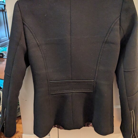 Soia Kyo black asymmetrical zip jacket - XS - Picture 2 of 4